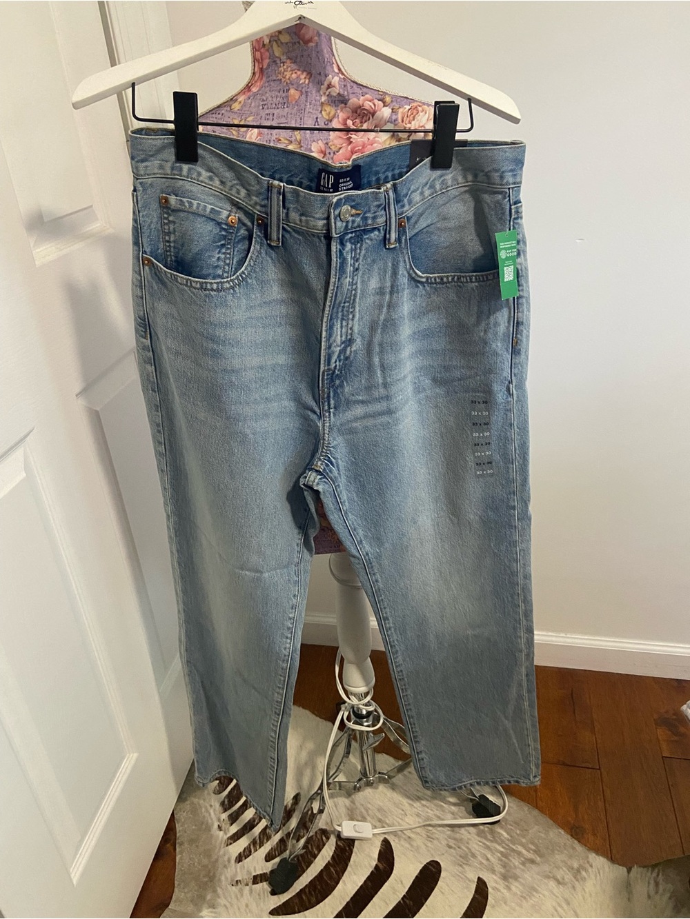Gap mens original straight denim jeans 33 x 30 NWT